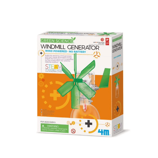 Kit constructie Generator eolian, Stiinta Verde - Green Science - 4M - Publisol.ro