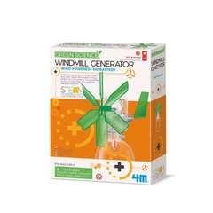 Kit constructie Generator eolian, Stiinta Verde - Green Science - 4M - Publisol.ro