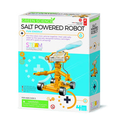 Kit constructie Robot alimentat cu sare, Stiinta Verde - Green Science - 4M - Publisol.ro