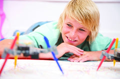 Kit constructie robot - Doodling Robot, Kidz Robotix - 4M