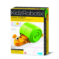 Kit constructie robot - Snail Robot, Kidz Robotix - 4M