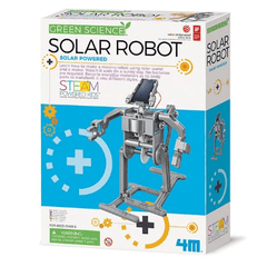 Kit constructie Robot solar, Stiinta Verde - Green Science - 4M - Publisol.ro