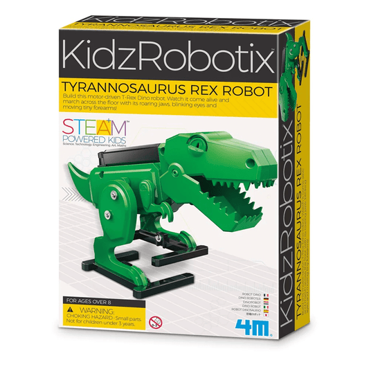 Kit constructie robot - T - Rex, Kidz Robotix - 4M - Publisol.ro