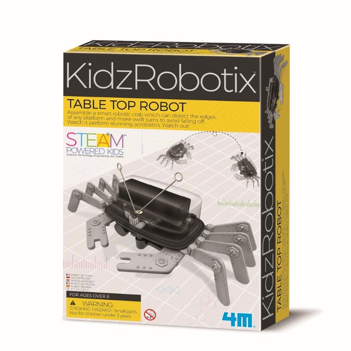 Kit constructie robot - Table Top Robot, Kidz Robotix - 4M - Publisol.ro