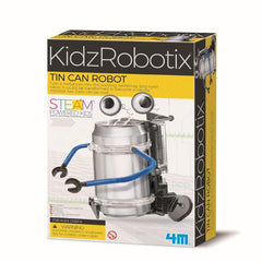 Kit constructie robot - Tin Can Robot, Kidz Robotix - 4M