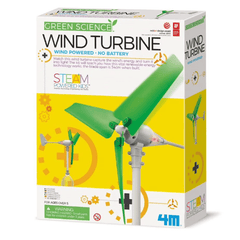 Kit constructie Turbina eoliana, Stiinta Verde - Green Science - 4M - Publisol.ro