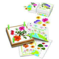 Kit creativ - Presa pentru flori si frunze, Green Creativity - 4M