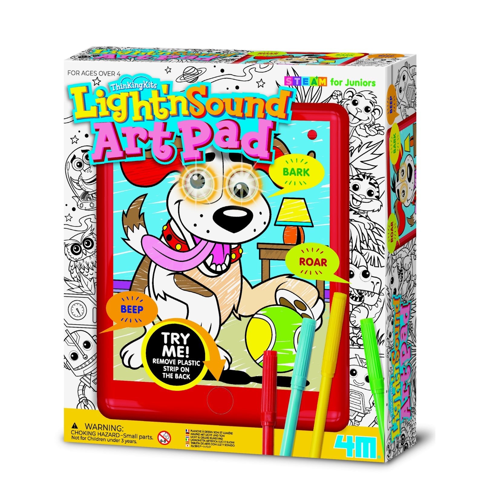 Kit creativ STEM - Animeaza Desenele, ThinkingKits - 4M - Publisol.ro