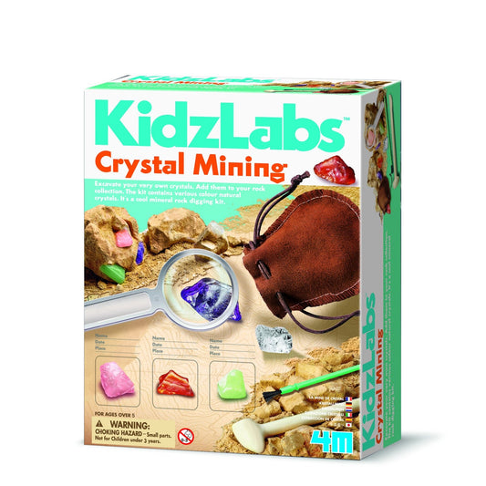 Kit de sapat cristale KidzLabs - 4M - Publisol.ro