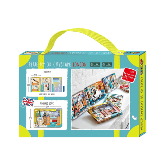 Kit DIY - Creaza Peisaj Urban 3D din lemn - Londra - Avenir - Publisol.ro