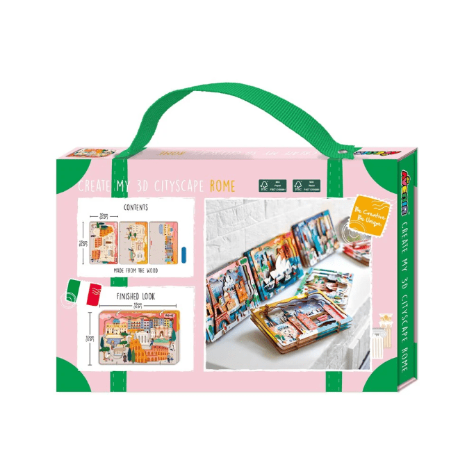 Kit DIY - Creaza Peisaj Urban 3D din lemn - Roma - Avenir - Publisol.ro