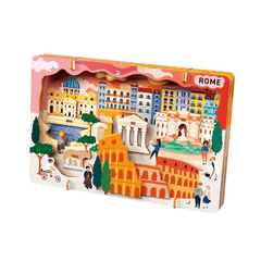 Kit DIY - Creaza Peisaj Urban 3D din lemn - Roma - Avenir - Publisol.ro