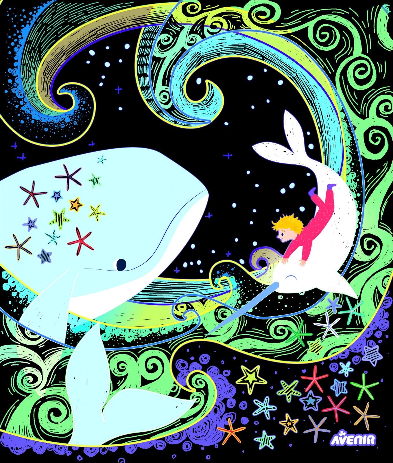 Kit DIY de razuit - Lumina de Veghe pentru camera - Calatorie Magica - Avenir - Publisol.ro