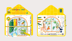 Kit DIY decorare fereasta - Animale din Jungla - Avenir - Publisol.ro