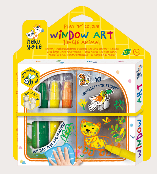 Kit DIY decorare fereasta - Animale din Jungla - Avenir - Publisol.ro