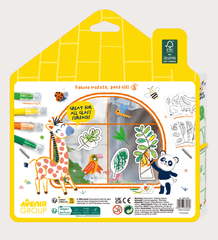 Kit DIY decorare fereasta - Animale din Jungla - Avenir - Publisol.ro