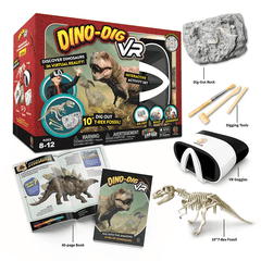Kit STEM interactiv VR - Descopera Dinozaurii in Realitate Virtuala - Abacus Brands - Publisol.ro