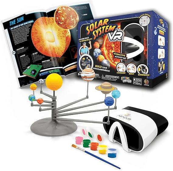 Kit STEM interactiv VR - Exploreaza Sistemul Solar in Realitate Virtuala - Abacus Brands - Publisol.ro