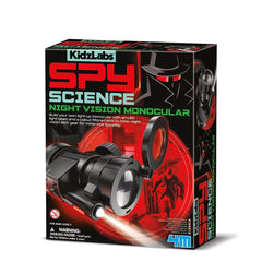 Kit STEM - Monocular cu vedere nocturna KidzLabs - 4M - Publisol.ro