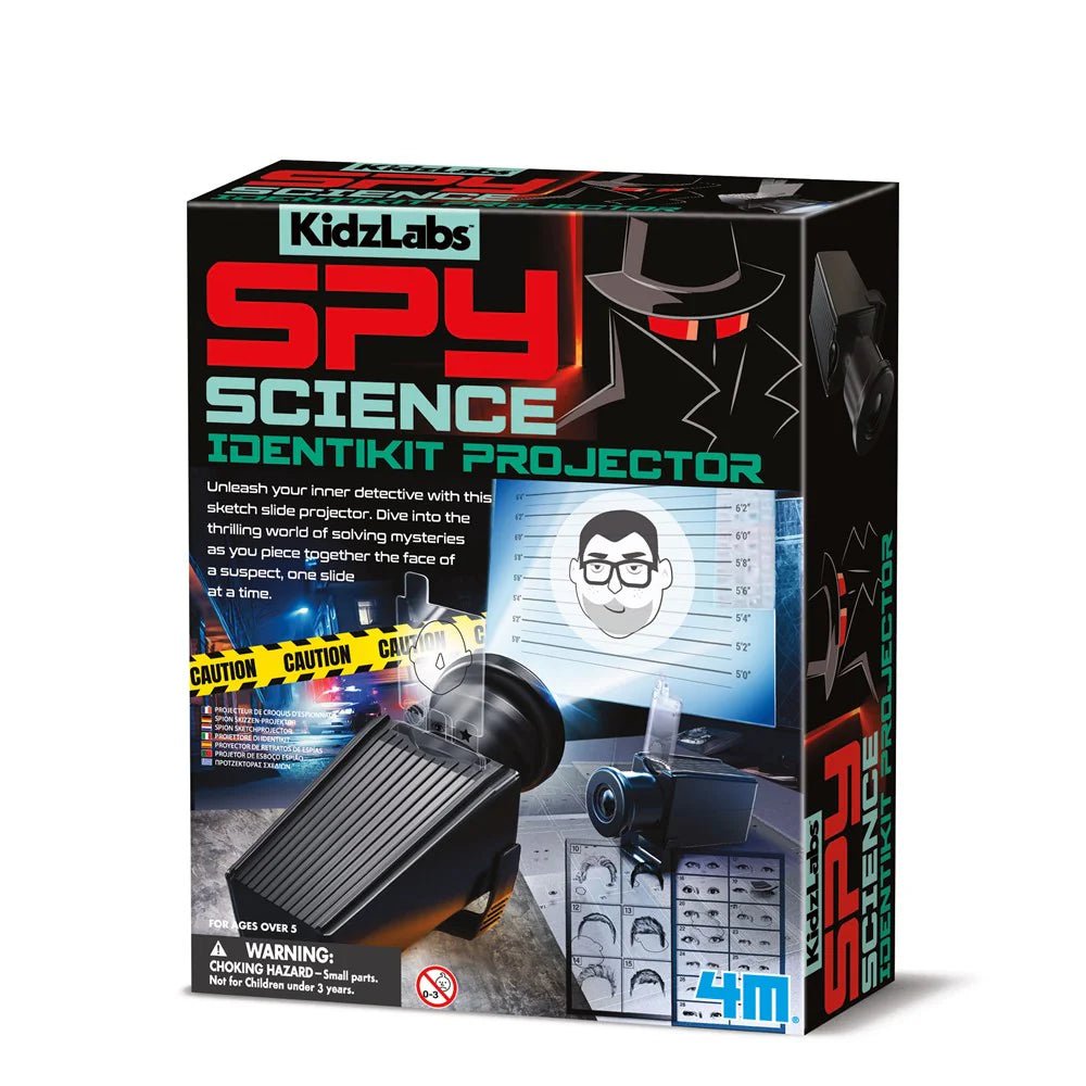 Kit STEM - Proiector identitati - Trusa Spionului - KidzLabs - 4M - Publisol.ro