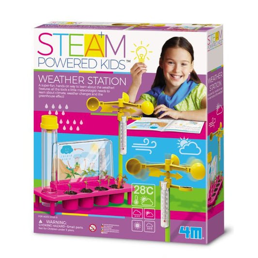 Kit stiintific Statia Meteo, STEAM Kids - 4M