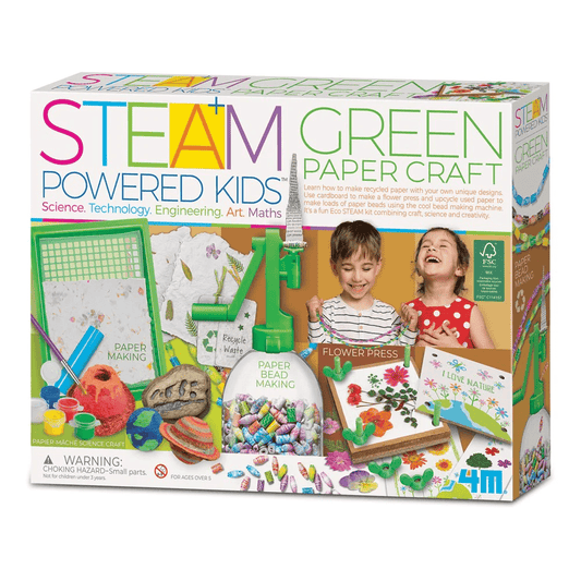 Kit stiintific - Arta cu Hartie Reciclata, STEAM Kids - 4M - Publisol.ro