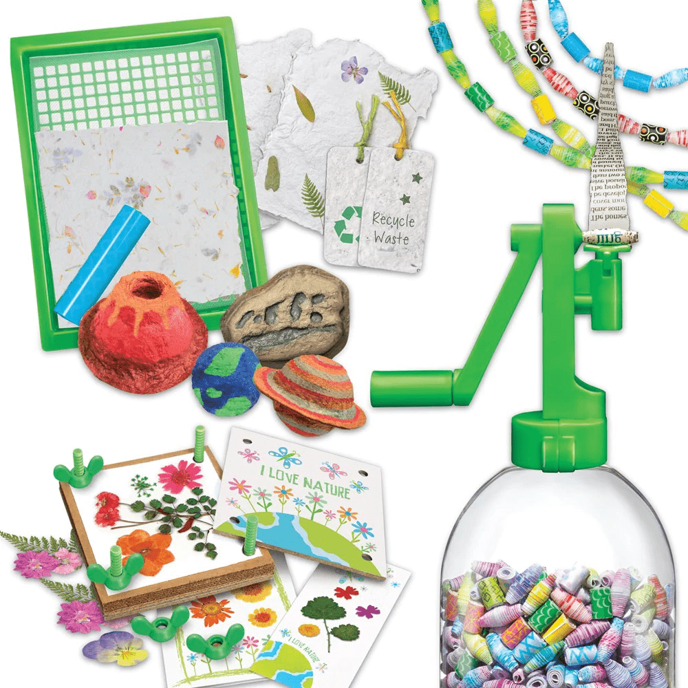 Kit stiintific - Arta cu Hartie Reciclata, STEAM Kids - 4M - Publisol.ro