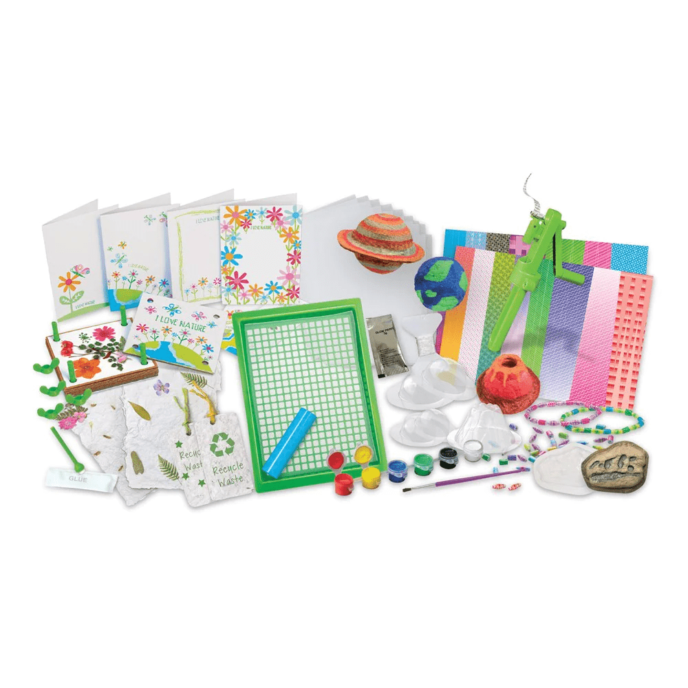 Kit stiintific - Arta cu Hartie Reciclata, STEAM Kids - 4M - Publisol.ro