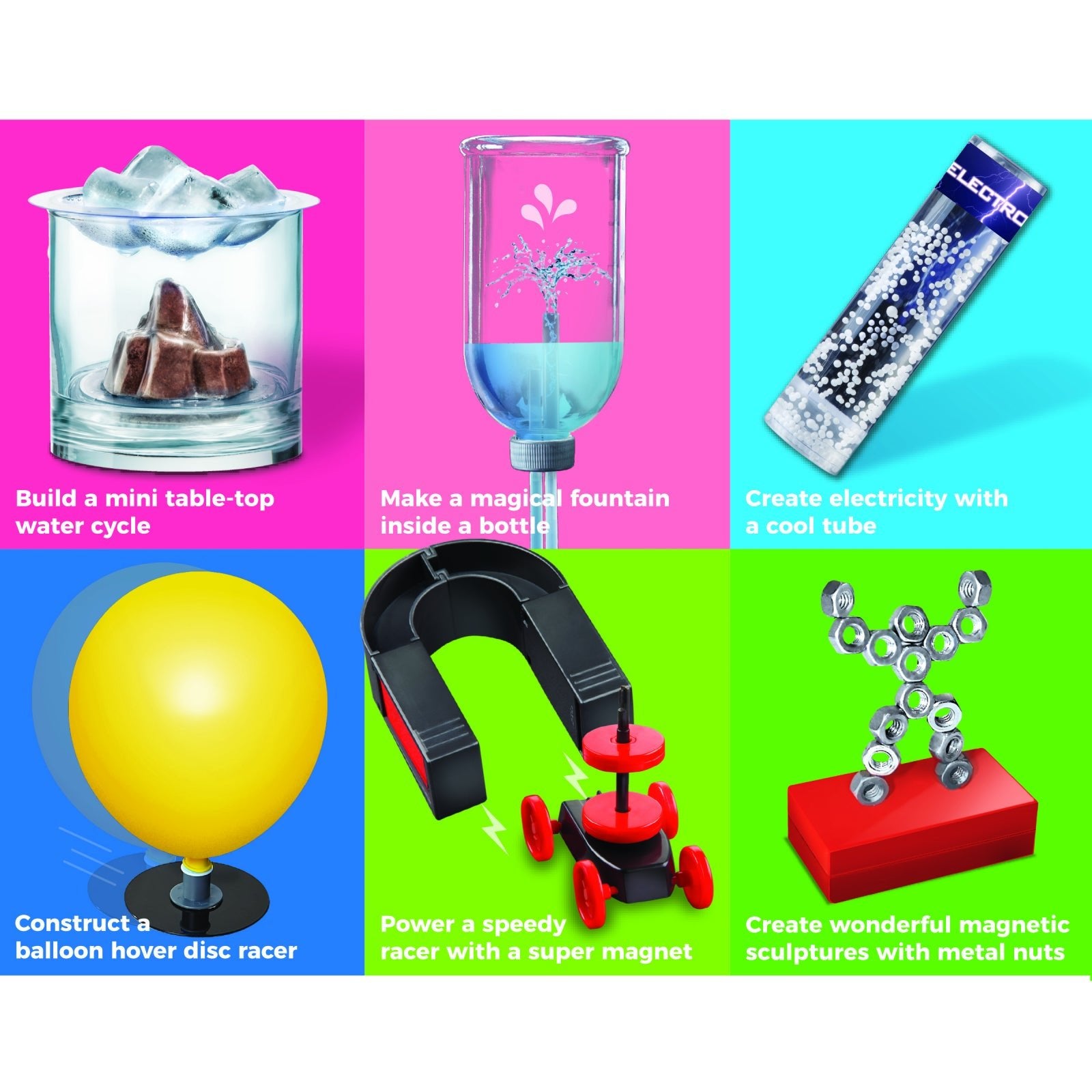 Kit stiintific - Descoperiri stiintifice Vol. 1 - 42 experimente, STEAM Kids - 4M - Publisol.ro