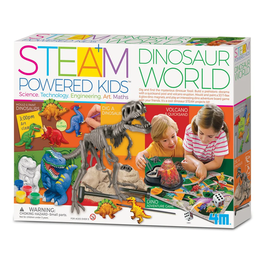 Kit stiintific - Lumea Dinozaurilor, STEAM Kids - 4M - Publisol.ro