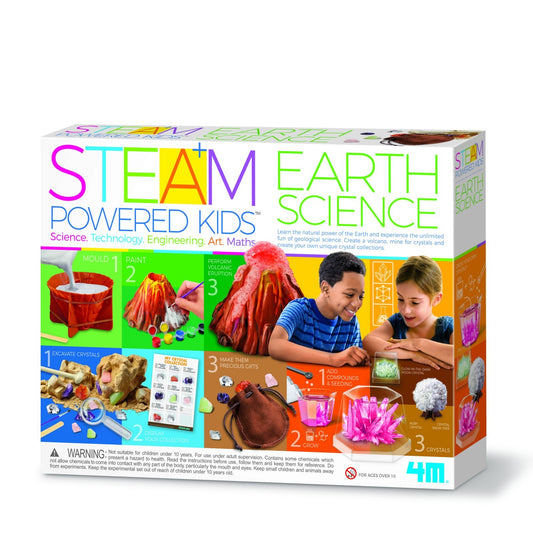Kit stiintific - Stiinta Pamantului, STEAM Kids - 4M - Publisol.ro