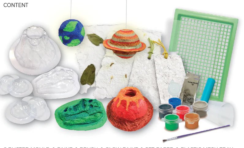 Kit stiintific - tehnica Paper Mache, Stiinta Verde - Green Science - 4M - Publisol.ro