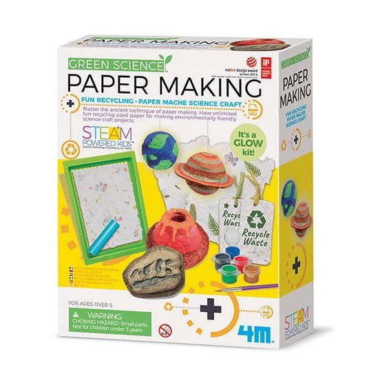 Kit stiintific - tehnica Paper Mache, Stiinta Verde - Green Science - 4M - Publisol.ro