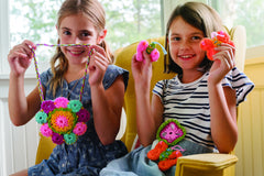 Kit stiintific - Tricotat si Crosetat, STEAM Kids - 4M