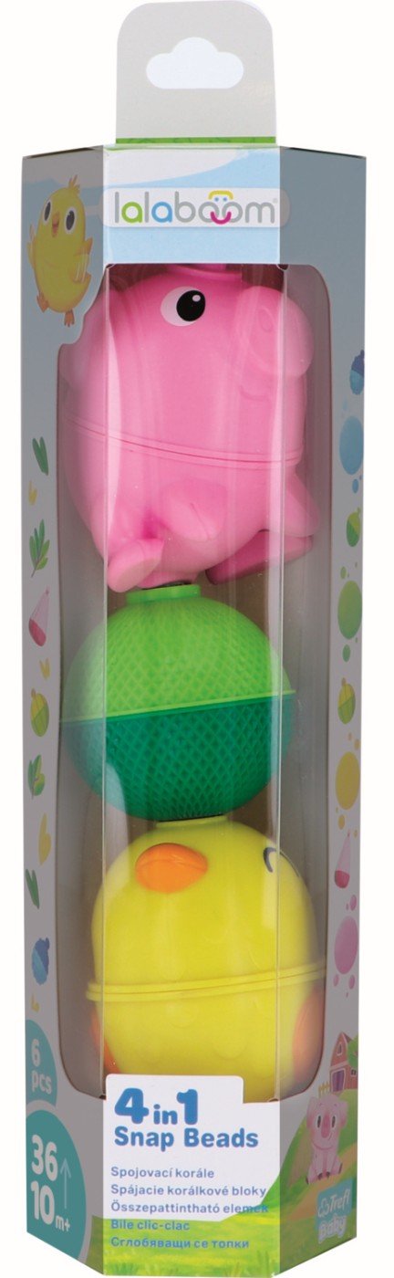 Lalaboom joc de dezvoltare bebe montessori 6 piese, Trefl - Publisol.ro