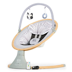 Leagan electric 2 in 1 Kinderkraft lumi, grey - Publisol.ro