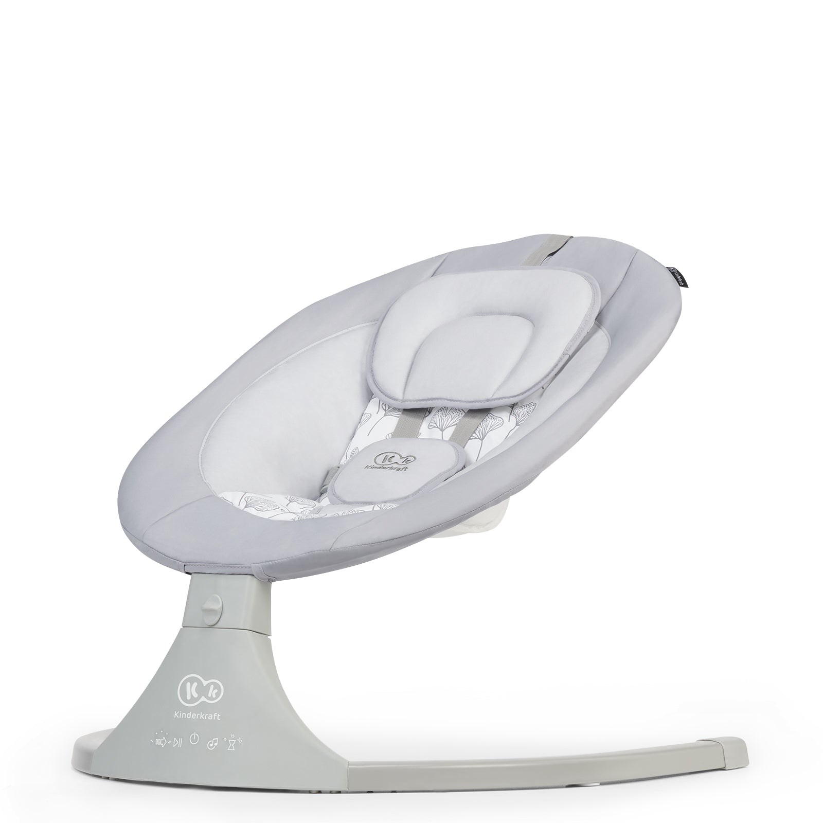 Leagan electric Kinderkraft luli, 2 in 1, grey - Publisol.ro