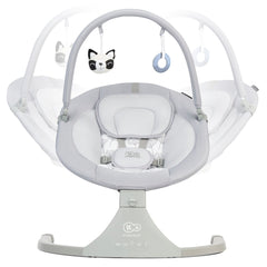 Leagan electric Kinderkraft luli, 2 in 1, grey - Publisol.ro