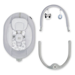 Leagan electric Kinderkraft luli, 2 in 1, grey - Publisol.ro