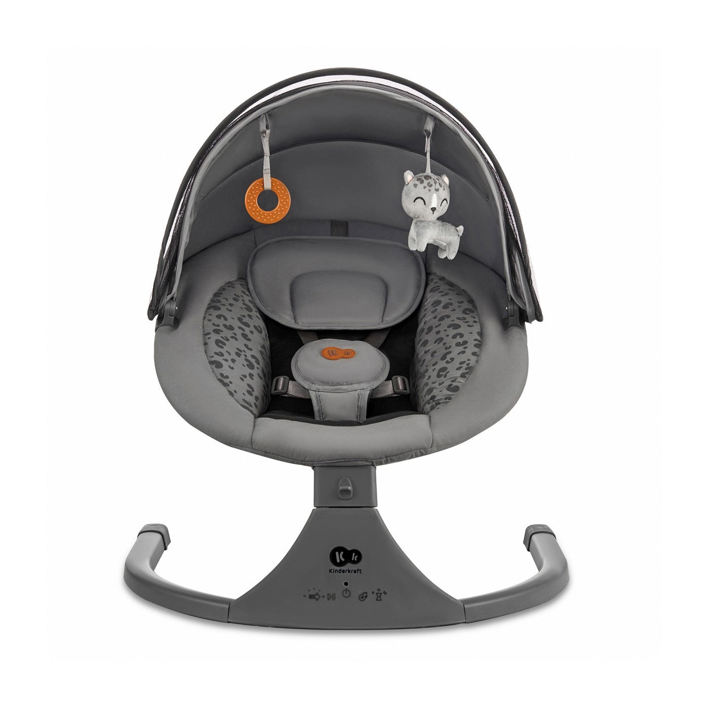 Leagan electric Kinderkraft lumi 2, dark grey - Publisol.ro
