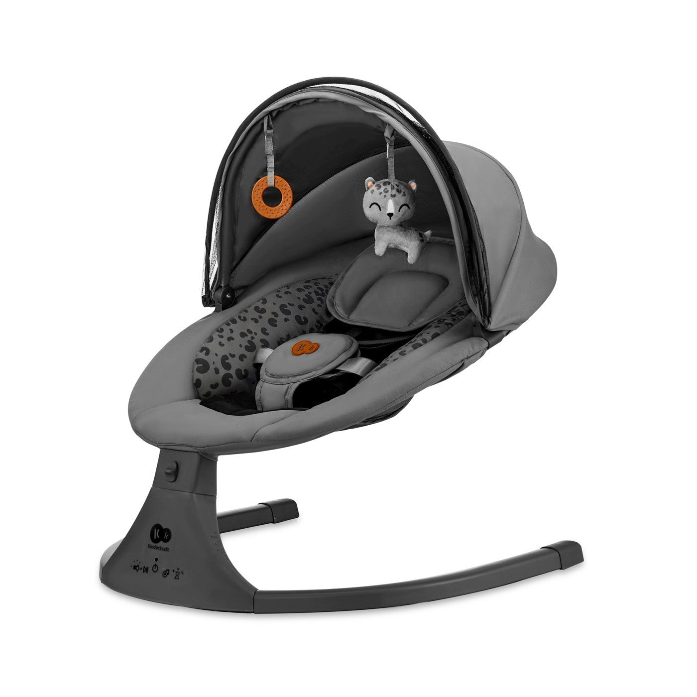 Leagan electric Kinderkraft lumi 2, dark grey - Publisol.ro