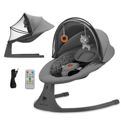 Leagan electric Kinderkraft lumi 2, dark grey - Publisol.ro