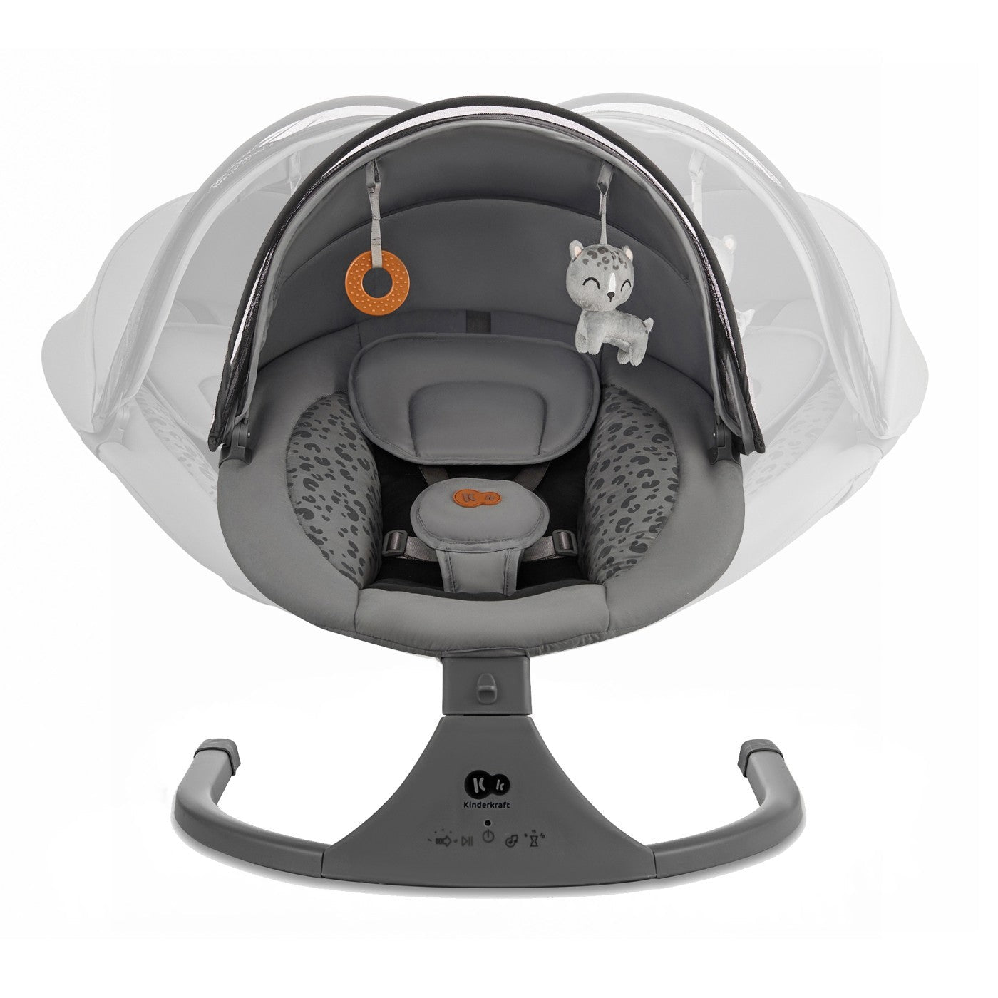 Leagan electric Kinderkraft lumi 2, dark grey - Publisol.ro