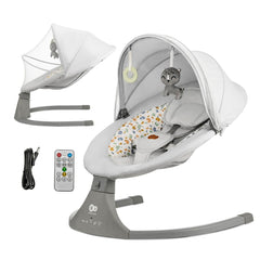 Leagan electric Kinderkraft lumi 2, light grey - Publisol.ro