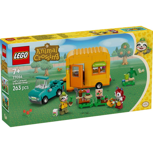 Lego animal crossing caravana si magazinul de gradinarit al lui leif 77054, LEGO - Publisol.ro
