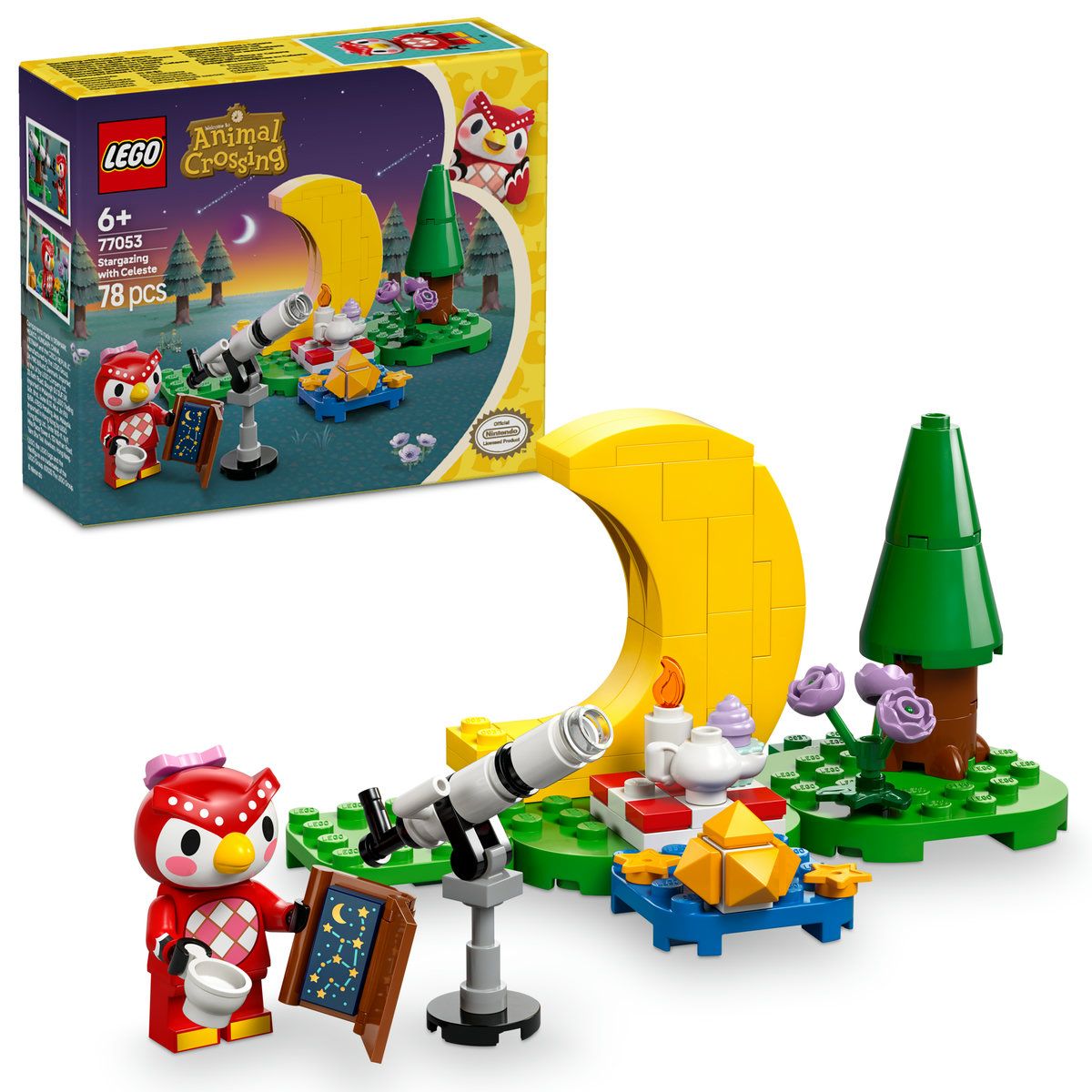 Lego animal crossing observarea stelelor cu celeste 77053 - Publisol.ro