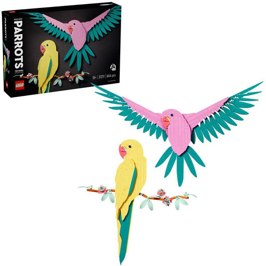 Lego art colectia de fauna papagali ara 31211, LEGO - Publisol.ro