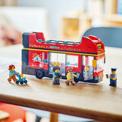 Lego City autobuz turistic rosu cu etaj 60407 - Publisol.ro