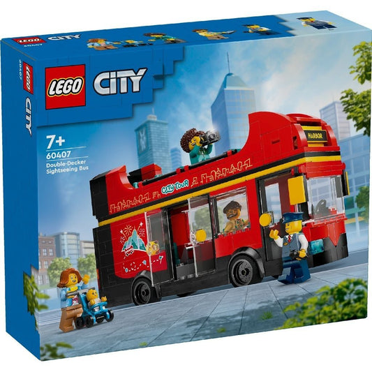 Lego City autobuz turistic rosu cu etaj 60407 - Publisol.ro