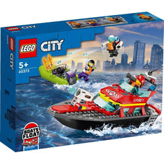 Lego City barca de salvare a pompierilor 60373 - Publisol.ro